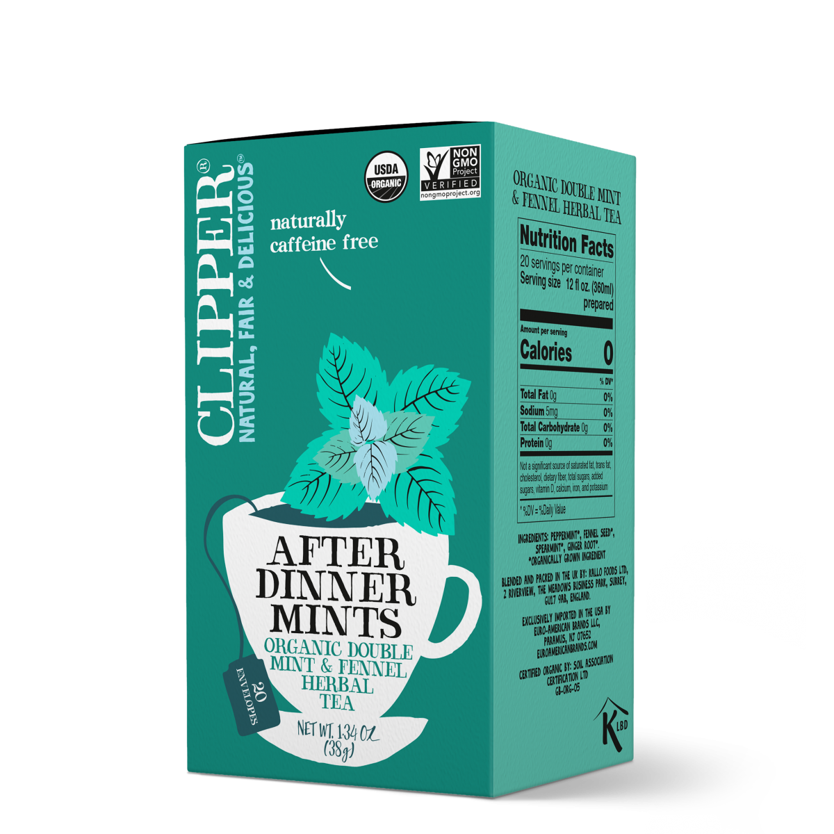 After Dinner Mints organic herbal tea