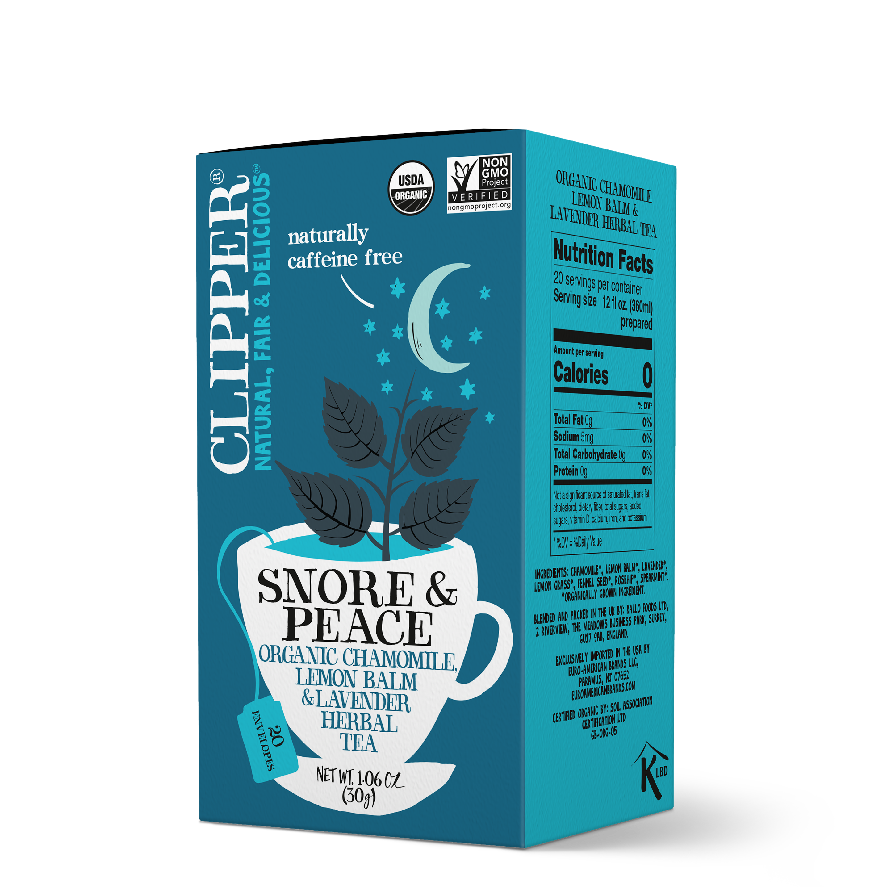 Snore and Peace organic herbal tea