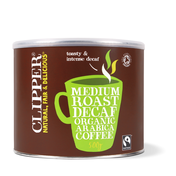 organic medium roast decaf arabica coffee 500g