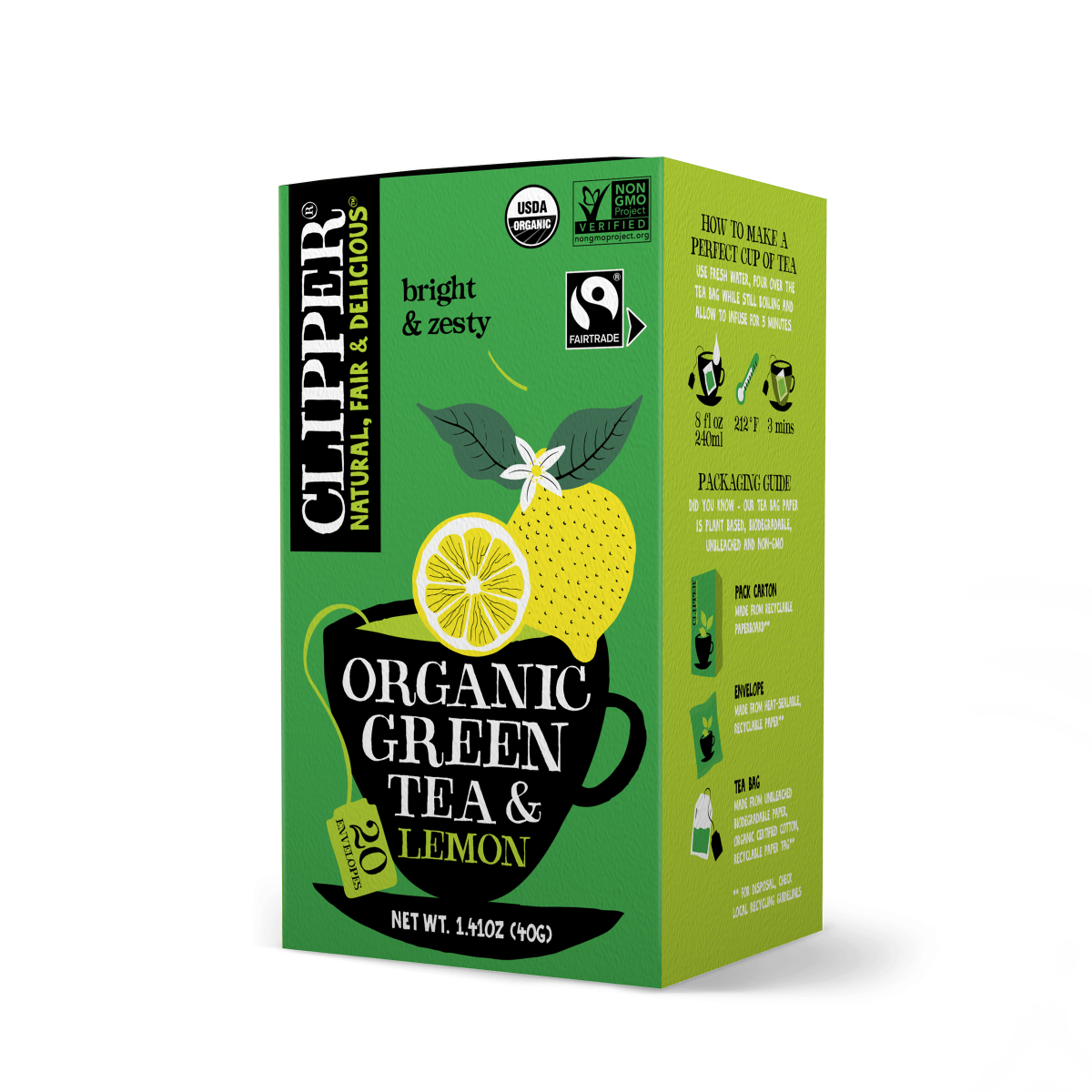 Organic Green Tea Lemon
